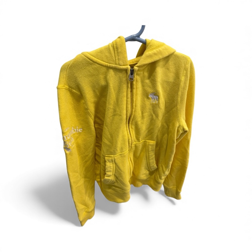 Yellow girls full zip  Hoodie Abercrombie